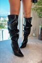 GAIA - BOTA FEMININA CANO LONGO SLOUCH PRETO GAIA - BOTA FEMININA CANO LONGO SLOUCH PRETO