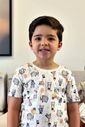 Pijama Infantil Unissex Estampa para Colorir Pijama Infantil Unissex Estampa para Colorir