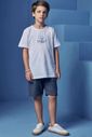 Camiseta em meia malha 98665 Johnny Fox Teen Menino Camiseta em meia malha 98665 Johnny Fox Teen Menino