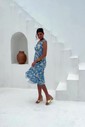 VESTIDO MIDI - ESTAMPA AZUL VESTIDO MIDI - ESTAMPA AZUL