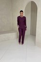 CONJUNTO MOLETINHO COM RIBANA - BORDÔ CONJUNTO MOLETINHO COM RIBANA - BORDÔ