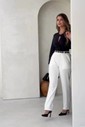 BLUSA DECOTE NÓ TÉRMICA  - PRETA