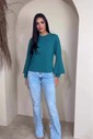 BLUSA MANGA FLARE - VERDE JADE BLUSA MANGA FLARE - VERDE JADE