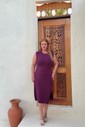VESTIDO COM FENDA - BORDÔ VESTIDO COM FENDA - BORDÔ