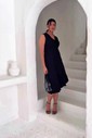 VESTIDO MIDI - PRETO