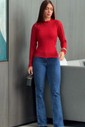CONJUNTO BLUSA RENDA E REGATA - TELHA