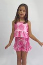 CONJUNTO MENINA BLUSA ALÇA E SHORTS STRAWBERRY CONJUNTO MENINA BLUSA ALÇA E SHORTS STRAWBERRY