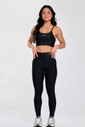 Conjunto Fitness Legging Bolso Lateral e Top Preto Conjunto Fitness Legging Bolso Lateral e Top Preto