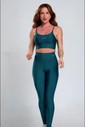 Conjunto Feminino Fitness Legging e Top Esmeralda