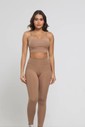 Conjunto Feminino Fitness Legging e Top Coffee Conjunto Feminino Fitness Legging e Top Coffee
