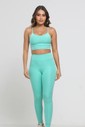 Conjunto Feminino Fitness Legging e Top Turquesa