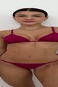Conjunto: Top Simple e Calcinha Ripple Marsala Conjunto: Top Simple e Calcinha Ripple Marsala