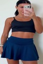 SHORT SAIA ACTIVE NAVY