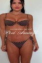 CONJUNTO: TOP WAVE E CALCINHA RIPPLE POÁ AMALFI