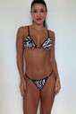 CONJUNTO: TOP SIMPLE E CALCINHA SUZY ZEBRA