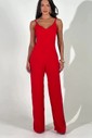 Macacão Jully Vermelho - Alongado Macacão Jully Vermelho - Alongado