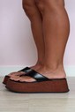 Tamanco Flatform Camila Preto