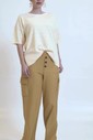 Calça Cargo - Ocre