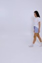 Pijama Feminino Manga Curta Com Shorts