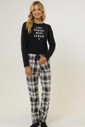 Pijama Feminino Manga Longa com Calça