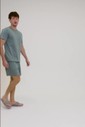 Pijama Masculino Manga Curta Com Bermuda Pijama Masculino Manga Curta Com Bermuda