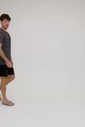 Pijama Masculino Manga Curta Com Bermuda