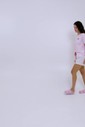 Pijama Feminino Manga Curta Com Shorts