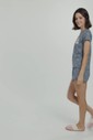 Pijama Feminino Manga Curta com Shorts