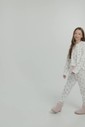 Pijama Feminino Infantil Manga Longa com Calça