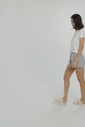 Pijama Feminino Manga Curta com Shorts