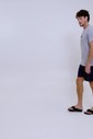 Pijama Masculino Manga Curta Com Bermuda