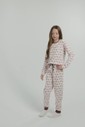 Pijama Infantil Feminino Manga Longa Com Calça