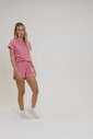 Pijama Feminino Manga Curta Com Shorts
