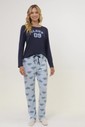Pijama Feminino Manga Longa com Calça