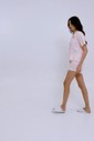 Pijama Feminino Manga Curta Americano Com Shorts