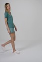 Pijama Feminino Manga Curta com Bermuda