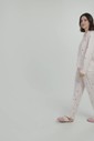 Pijama Feminino Manga Longa Americano Com Calça