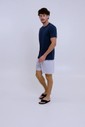 Pijama Masculino Manga Curta Com Bermuda