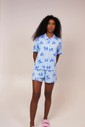 Pijama Feminino Manga Curta Americano com Shorts