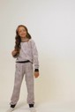 Pijama Infantil Feminino Manga Longa Com Calça