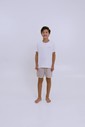 Pijama Masculino Infantil Manga Curta Com Bermuda