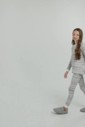 Pijama Infantil Feminino Manga Longa com Legging