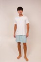 Pijama Masculino Manga Curta Com Bermuda