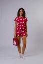 Pijama Feminino Manga Curta Com Shorts