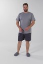 Pijama Masculino Manga Curta Com Bermuda Plus Size Pijama Masculino Manga Curta Com Bermuda Plus Size