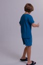 Pijama Masculino Infantil Manga Curta Com Bermuda Pijama Masculino Infantil Manga Curta Com Bermuda