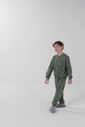 Pijama Masculino Infantil Manga Longa Com Calça