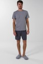 Pijama Masculino Manga Curta Com Bermuda Pijama Masculino Manga Curta Com Bermuda