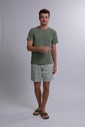 Pijama Masculino Manga Curta Com Bermuda