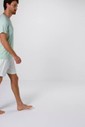 Pijama Masculino Manga Curta Com Bermuda Pijama Masculino Manga Curta Com Bermuda